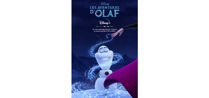 Canal +: 50 lots "Les aventures d'Olaf" comportant 1 carnet + 1 sac à gagner