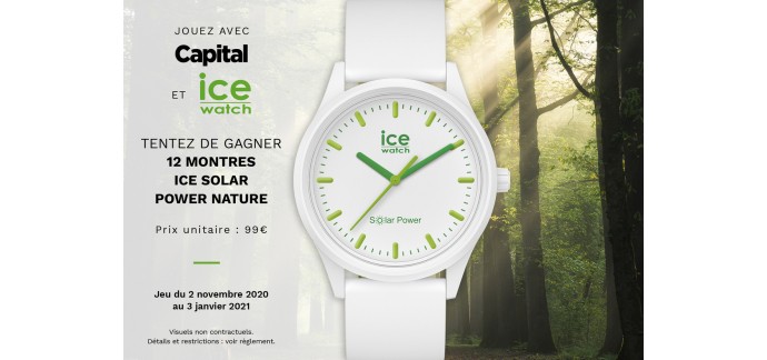 Capital: 12 montres Ice Watch à gagner