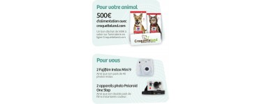 Yummypets: 1 bon d'achat Croquetteland de 500€ et 4 appareils photo à gagner