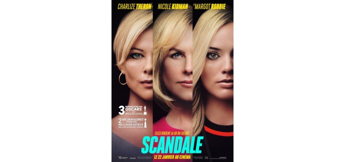 Canal +: 5 DVD et 5 Blu-ray du film "Scandale" à gagner