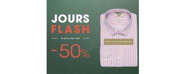 Bexley: -50% sur les chemises 100% Coton Double fil pendant les jours Flash