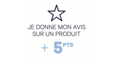 Vichy: 5 points de fidélités offerts en donnant votre avis sur une produit