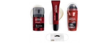 L'Oréal Paris: 1 masque en tissu offert dès 2 produits de la gamme Men Expert achetés