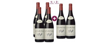Cdiscount: 4 bouteilles de Vin rouge de la Vallée du Rhône La Vieille Ferme 2019 Ventoux achetées = 2 offertes