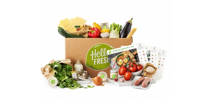 HelloFresh: 50€ offerts sur vos 3 premières box Hello Fresh