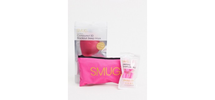ASOS: Kit pour le sommeil SMUG, couleur rose – 19,99€ au lieu de 36,99€