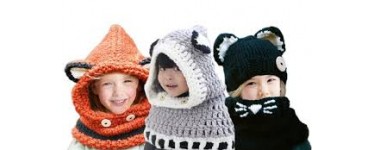 Groupon: 1 bonnet écharpe et bonnet enfant à 10€