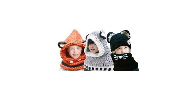 Groupon: 1 bonnet écharpe et bonnet enfant à 10€