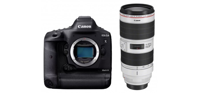 Canon: Jusqu'à 1000€ remboursés pour l'achat d'un appareil photo et d'un objectif parmi une sélection