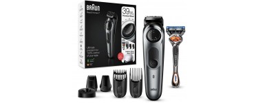 Amazon: Tondeuse électrique Barbe et Cheveux Braun BT7240 à 57,30€