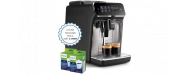 Boulanger: Expresso Broyeur Philips EP3226/40 3200 SERIES SILVER à 399€