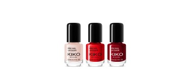 Kiko: Set de 3 vernis Kiko, format mini – 4,89€ au lieu de 6,99€