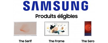 Samsung: Jusqu’à 200€ remboursés sur une sélection de TV lifestyle