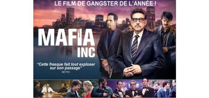 Salles Obscures: 1 repas pour 2 au restaurant Corleone à Paris ou 2 Blu-ray et 1 DVD du film "Mafia Inc" à gagner