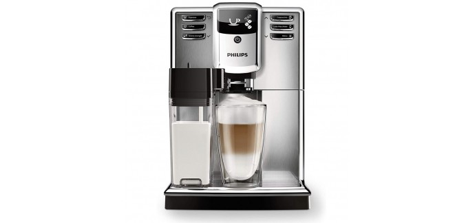 Amazon: Machine à expresso automatique Philips EP5365/10 S5000 avec carafe à lait, inox 