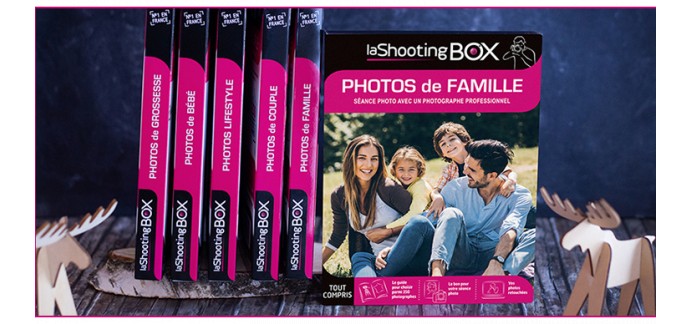 Femme Actuelle: 8 e-coffrets "ShootingBOX en famille" à gagner
