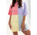Missguided: robe t-shirt rose oversize - 13,99€ au lieu de 30,99€
