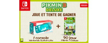 Le Journal de Mickey: Une console de jeux Nintendo Switch et 20 jeux vidéo Switch "Pikmin 3 Deluxe" à gagner