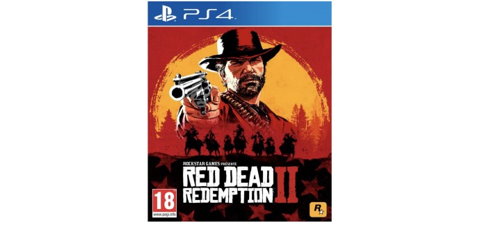 Cdiscount: Jeu Red Dead Redemption 2 sur PS4 à 13,99€