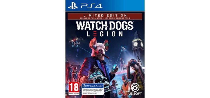 Amazon: Watch dogs Legion - Limited Edition- Version PS5 incluse à 18,99€
