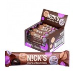 Amazon: Barre de chocolat sans sucre ajouté NICKS 30x25g à 23,92€