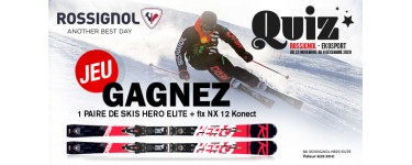 Ekosport: 1 paire de skis Rossignol avec fixations à gagner