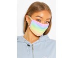 Boohoo: Lot de 2 masques visage mode arc-en-ciel - 4€ au lieu de 10€