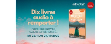 Audible: 10 livres audio "Méditer pour être heureux" de Stella Delmas à gagner