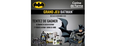 Corine de Farme: 9 x 1 coffret de produit de douche + 1 figurine Batman, 11 coffrets de produit de douche à gagner