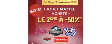 PicWicToys: 1 jouet Mattel acheté = -50% sur le 2ème