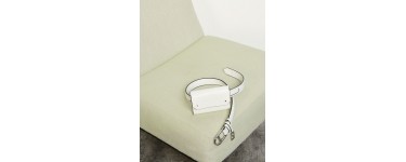 Sandro Paris: Sac ceinture cuir lisse, couleur blanche - 99€ au lieu de 165€