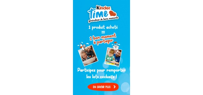 Kinder: Un séjour Pierre & Vacances pour 4 personnes à gagner