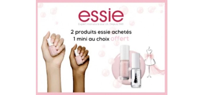 L'Oréal Paris: 2 produits Essie achetés = 1 mini au choix offert