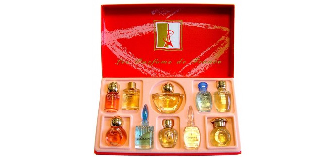 Amazon: Coffret 10 parfums miniatures Charrier à 20,65€