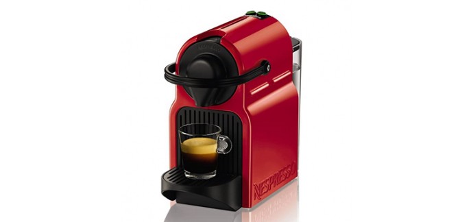 Amazon: Machine à capsules Krups Nespresso Inissia YY1531FD Rouge rubis à 67,99€