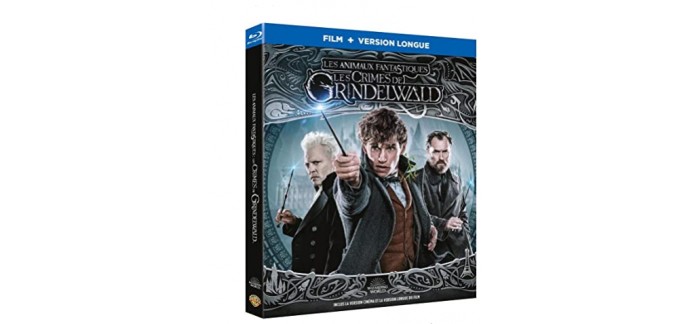 Amazon: Les Animaux fantastiques : Les Crimes de Grindelwald Blu-ray + Version longue à 8,90€