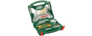 Amazon: Coffret Bosch X-Line Titane de 70 pièces à 22,99€