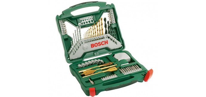 Amazon: Coffret Bosch X-Line Titane de 70 pièces à 22,99€