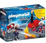 Amazon: Playmobil Pompiers avec Matériel d'Incendie - 9468 à 12,99€