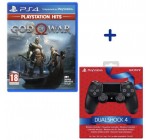 Cdiscount: Jeu God of War PlayStation Hits sur PS4 + Manette PS4 Dualshock 4.0 V2 Jet Black à 44,99€
