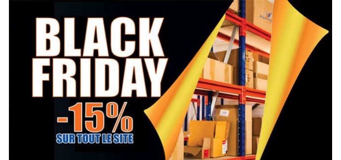 Rayonnage System: 15 % de remise sur tous le site pour Black Friday