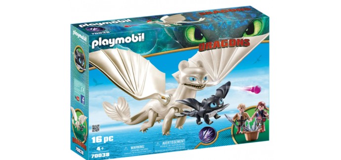 Amazon: Playmobil - Furie Éclair et Bébé Dragon avec Enfants à 26,88€