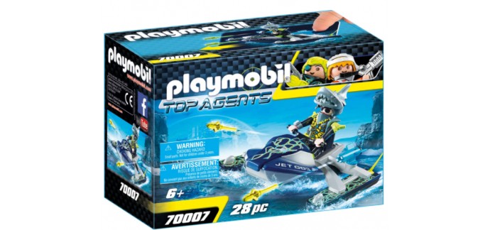 Amazon: Playmobil - Scooter Marin S.H.A.R.K Team à 16,29€