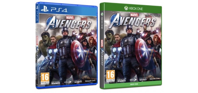 Fnac: Jeu Marvel's Avengers sur PS4 ou Xbox One à 34,99€