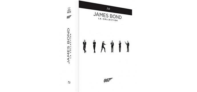 Amazon: James Bond 007 : Intégrale des 24 Films Blu-Ray Édition Limitée à 109,17€