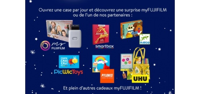 MyFujifilm: Un coffret Cadeau Joyeux Noël Smartbox à gagner