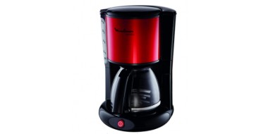 Amazon: Cafetières filtre SUBITO rouge 10/15 Tasses Moulinex FG360D11 à 34,99€