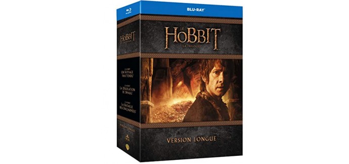 Amazon: Coffret Blu-Ray Le Hobbit Version Longue - La Trilogie à 30€