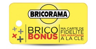 Bricorama: 5€ offerts dès 250€ d'achat avec la carte de fidélité Bricobonus