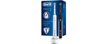 Amazon: Brosse à Dents Électrique Rechargeable Braun Oral-B Pro 2 - 2900 à 36,99€